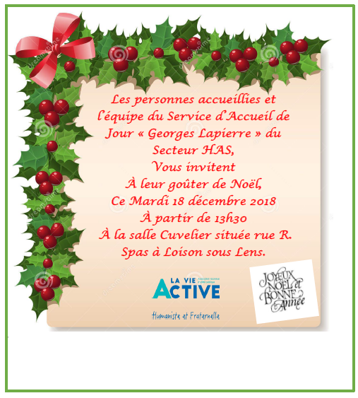 gouter de noel SAJ de LOISON 2018