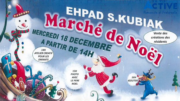 marché noel ehpad oignies