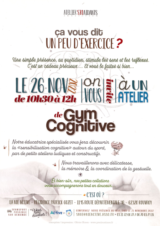 atelier des aidants gym cognitive